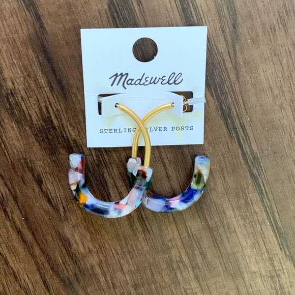 Madewell half and half hoop earring - Picture 9 of 9